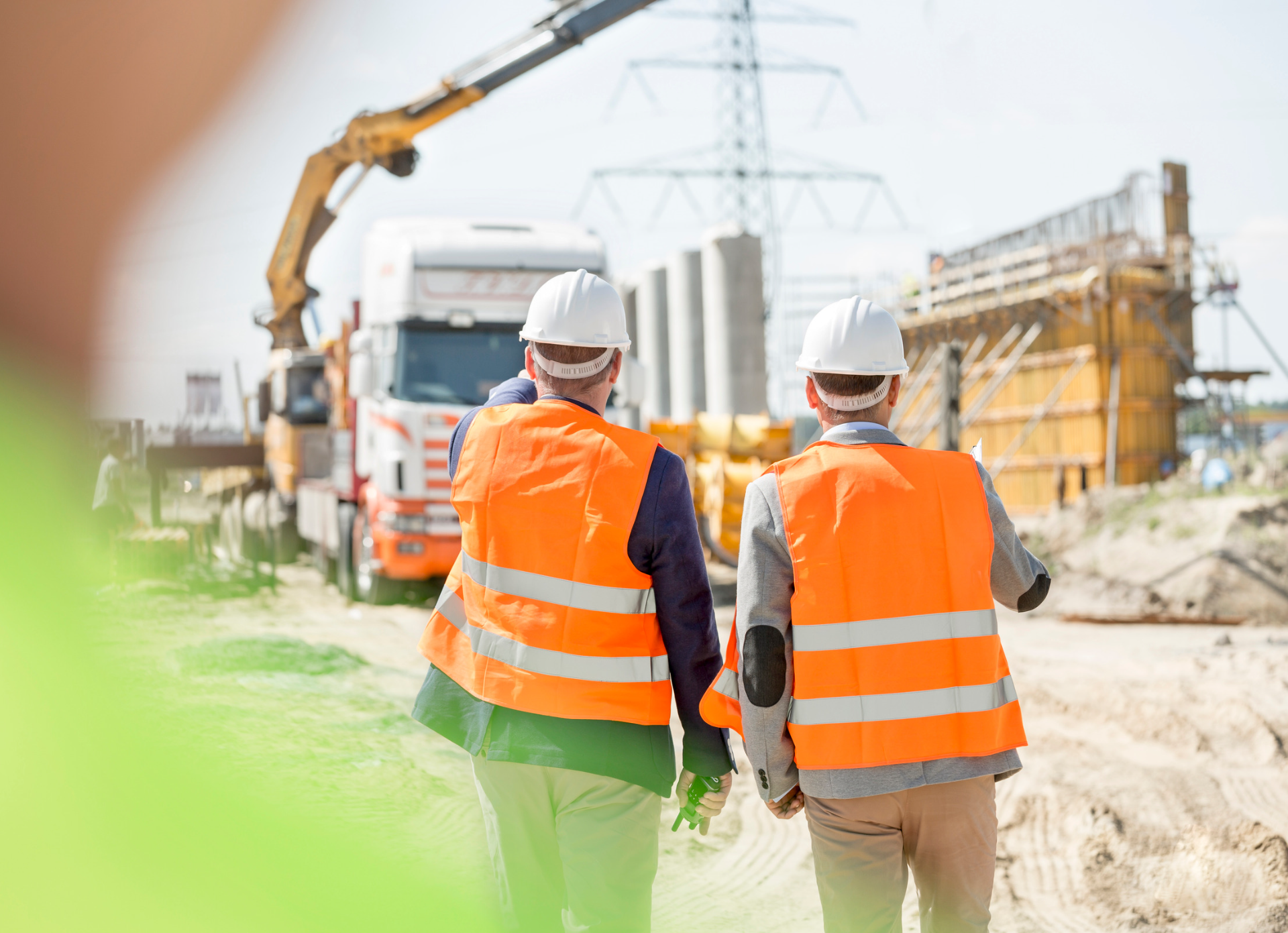 Helme für die Arbeit